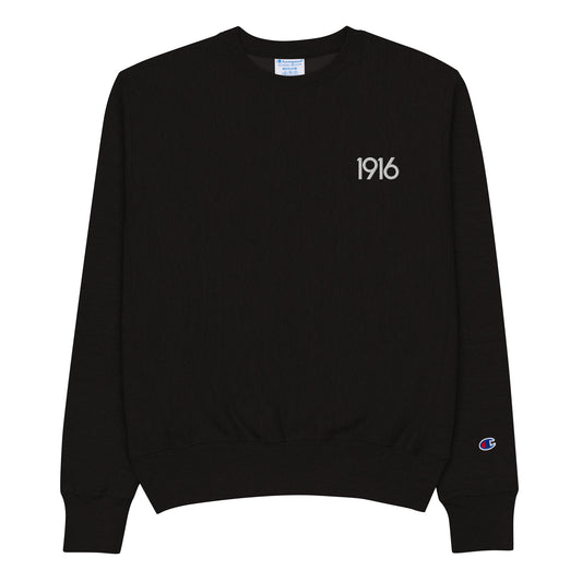 1916 White Stitch Crewneck